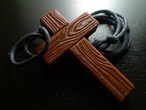 wooden cross 3d print model - Mito3D