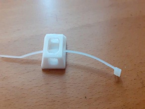 tye-wrap mont clip de câble la gestion des câbles 3d print model - Mito3D