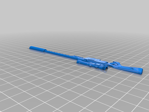 sniper rifle emre meia parte 3d print model - Mito3D