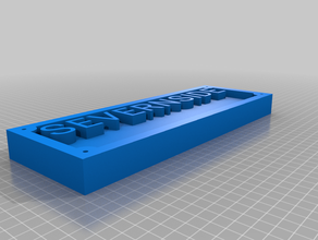 severnside railway signs customized 3d print model - Mito3D