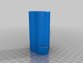 nerf trilogía shell doble de 16 mm od barril material 3d print model - Mito3D