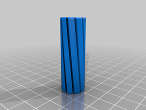 mon personnalisés anet a8 spirale vase linéaire bushing15x8 personnalisé 3d print model - Mito3D