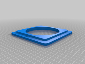 120mm hole router template 3d print model - Mito3D