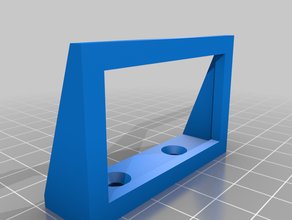 Gehäuse botton Ecke base-Temperatur-Anzeige 3d print model - Mito3D