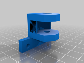suporte da polia de gt2 desvio 3d print model - Mito3D