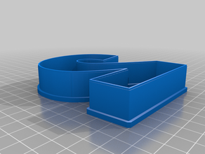 2 cookie-cutter 3d print model - Mito3D