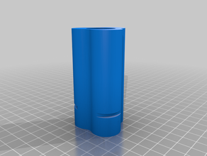 nerf trilogía shell 215 mm de diámetro exterior barril material 3d print model - Mito3D