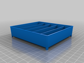 harbor freight small parts storage bin trays 2w 3d 5h customized 3d print model - Mito3D