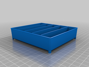 harbor freight small parts storage bin trays 2w 3d 5h top customized 3d print model - Mito3D