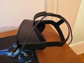 oculus quest Kabelabdeckung Kabel Kabel-Halter Halter 3d print model - Mito3D