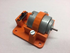 motorholder moteur dc 3-5v 24 mm microrupteur-titulaire à courant continu 3d print model - Mito3D