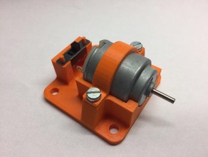 motorholder dc-motor 3-5v 21mm micro-interruptor de titular 3d print model - Mito3D
