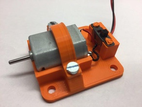 motorholder dc-motor 6v fk130sh micro-switch-holder dc motor 3d print model - Mito3D