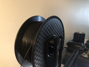filament spool holder - bearing no friction spinning cr-10 creality cr10 ender 3 mount roller 3d print model - Mito3D