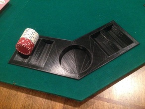 poker table insert 3d print model - Mito3D