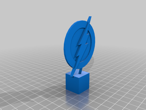 flash logo 3d print model - Mito3D
