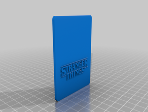 stranger things card holder cardholder idcardholder idtag presto prestocardholder strangerthings strangerthingscard strangerthingsid 3d print model - Mito3D