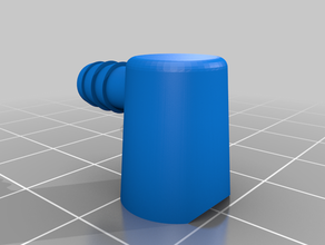 adattatore può finire 5mm tubo possibile can flessibile per ugello 3d print model - Mito3D