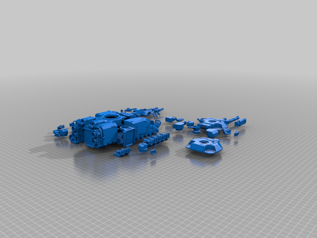 rapide présentation repulsor modèle 3D print model - Mito3D