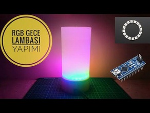 rgb lampada di notte la led 3d print model - Mito3D