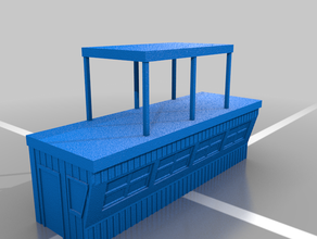 stadium pressbox 3d print model - Mito3D