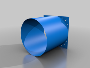 noctua 200mm nf-a20 tubo de montagem 3d print model - Mito3D
