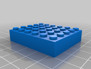 meine benutzerdefinierte machen Sie Ihre eigenen lego-block kundengebundene 3d print model - Mito3D