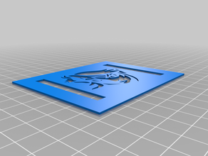 link estêncil personalizado 3d print model - Mito3D