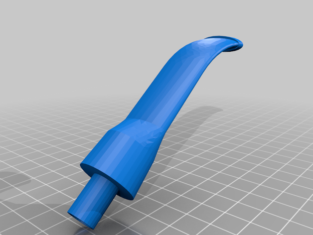 capri pipe stem 3D print model - Mito3D