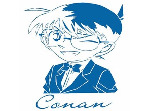 conan edogawa stencil anime conan detective conan manga stencil