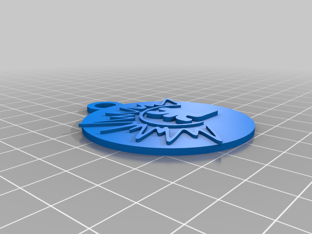 ues utn - Schlüsselanhänger keychain laues llavero logo 3D print model - Mito3D