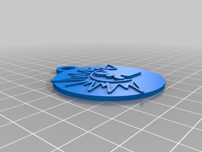 ues utn - portachiavi keychain laues llavero logo 3d print model - Mito3D