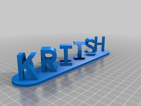 krish perc su misura 3d print model - Mito3D