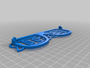 meine angepasste yessir shutter shades Versuch 3 kundengebundene 3d print model - Mito3D