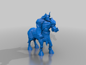 blood bowl - chaos dwarf centaur bloodbowl 3d print model - Mito3D