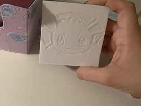 lindo pokemon dados titular de la cubierta caja los 3d print model - Mito3D