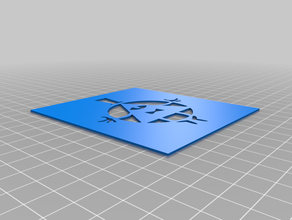 projeto de lei gravidade cai estêncil personalizado 3d print model - Mito3D