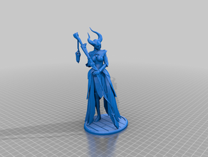 mad queen malafide - maleficent gw2 3d print model - Mito3D