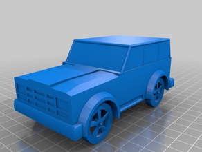 my customized toy car 3d print model - Mito3D