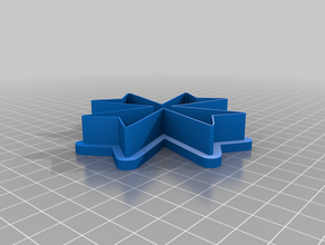 croce di malta cookie cutter 3d print model - Mito3D