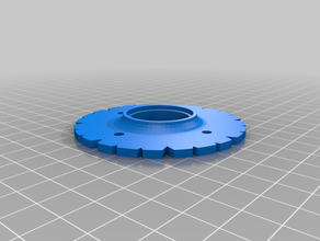 mi personalizados círculo plantilla 2 5cm personalizado 3d print model - Mito3D