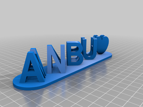 anbu personalizado 3d print model - Mito3D