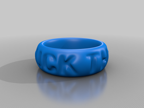 ftt bracelet smoothed 3d print model - Mito3D