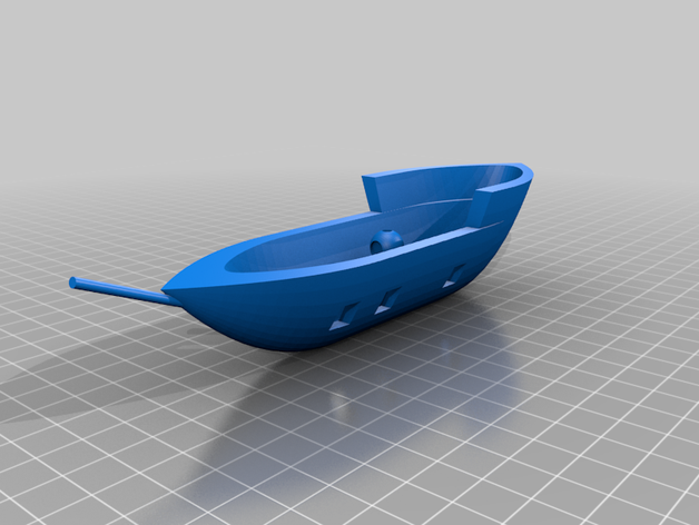 boat 3D print model - Mito3D