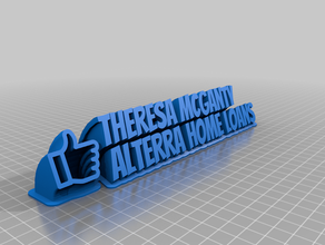 theresa mcganty customized 3d print model - Mito3D
