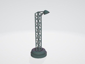 lamp post exgaslands gaslands lamppost scatter terrain wargaming 3d print model - Mito3D