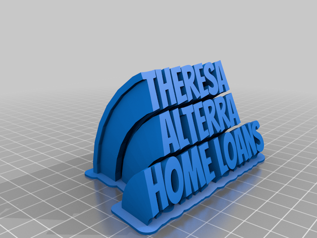 theresa4 customized 3D print model - Mito3D