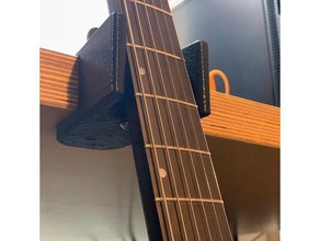 Schreibtisch montiert guitar rest Schreibtisch-Accessoires desktop desktop-organizer Gitarre Gitarrenständer Gitarrenbauer workbench 3d print model - Mito3D