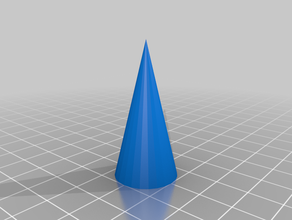 cone ice cream 3d print model - Mito3D