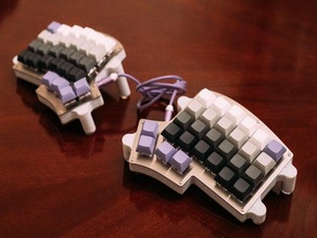 iris v4 tenting middle layer ergonomic keebio keyboard feet leg stand 3d print model - Mito3D